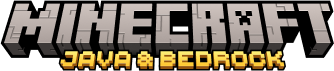 Logo Minecraft Java & Bedrock Edition